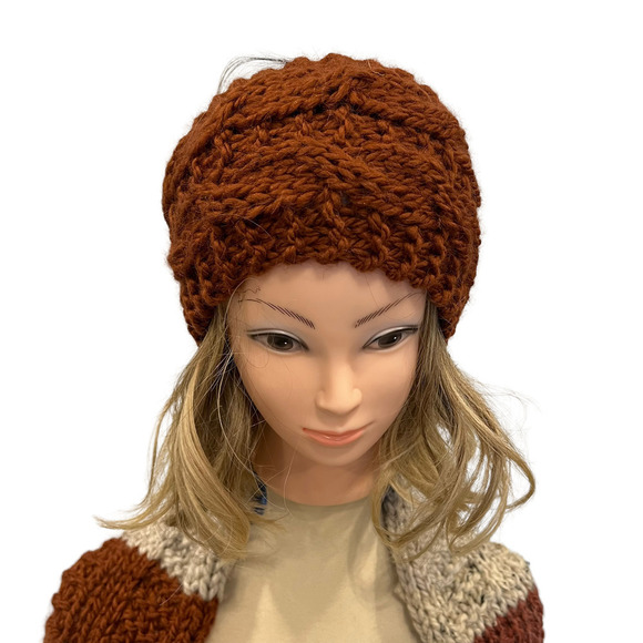 Handmade Knit Headband and Scarf - Picture 7 of 9